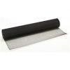 A roll of 610mm Flyscreen Mesh by the Metre in black is partially unrolled on a plain white background.